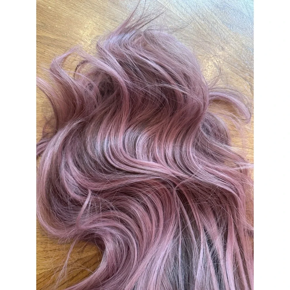 CSC - Angie Antique Rose Standard Pink Brunette New NWOT Chelsey Smith Wig Curl